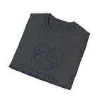 Dog and Woman Heart T-Shirt
