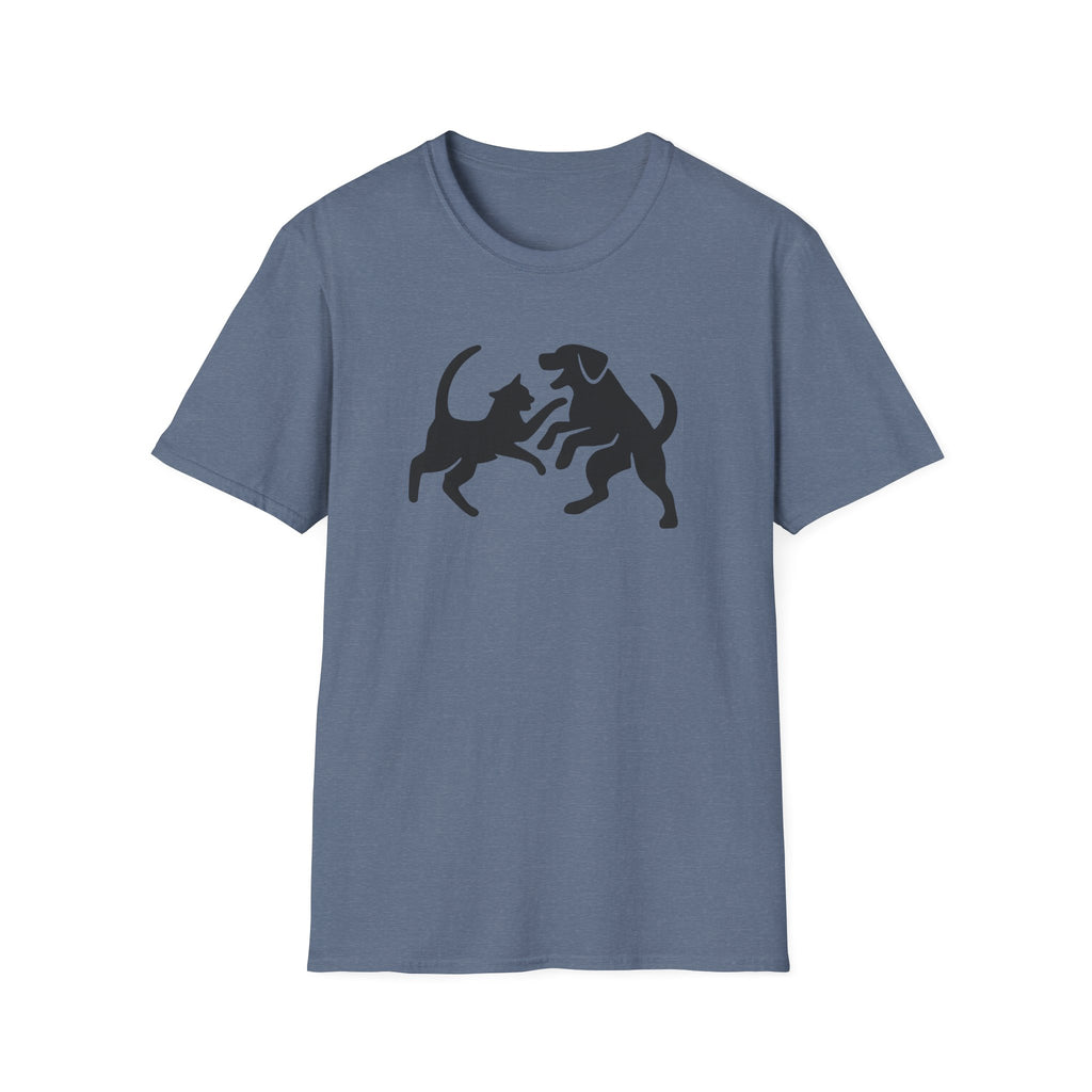 Cat and dog fight T-Shirt