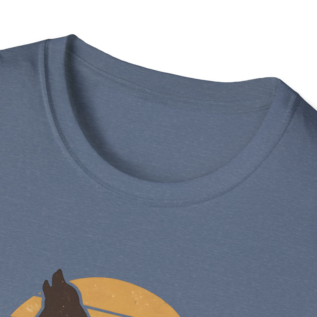 Wolf Silhouette at Sunset T-Shirt
