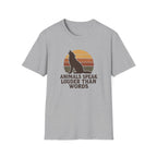 Wolf Silhouette at Sunset T-Shirt