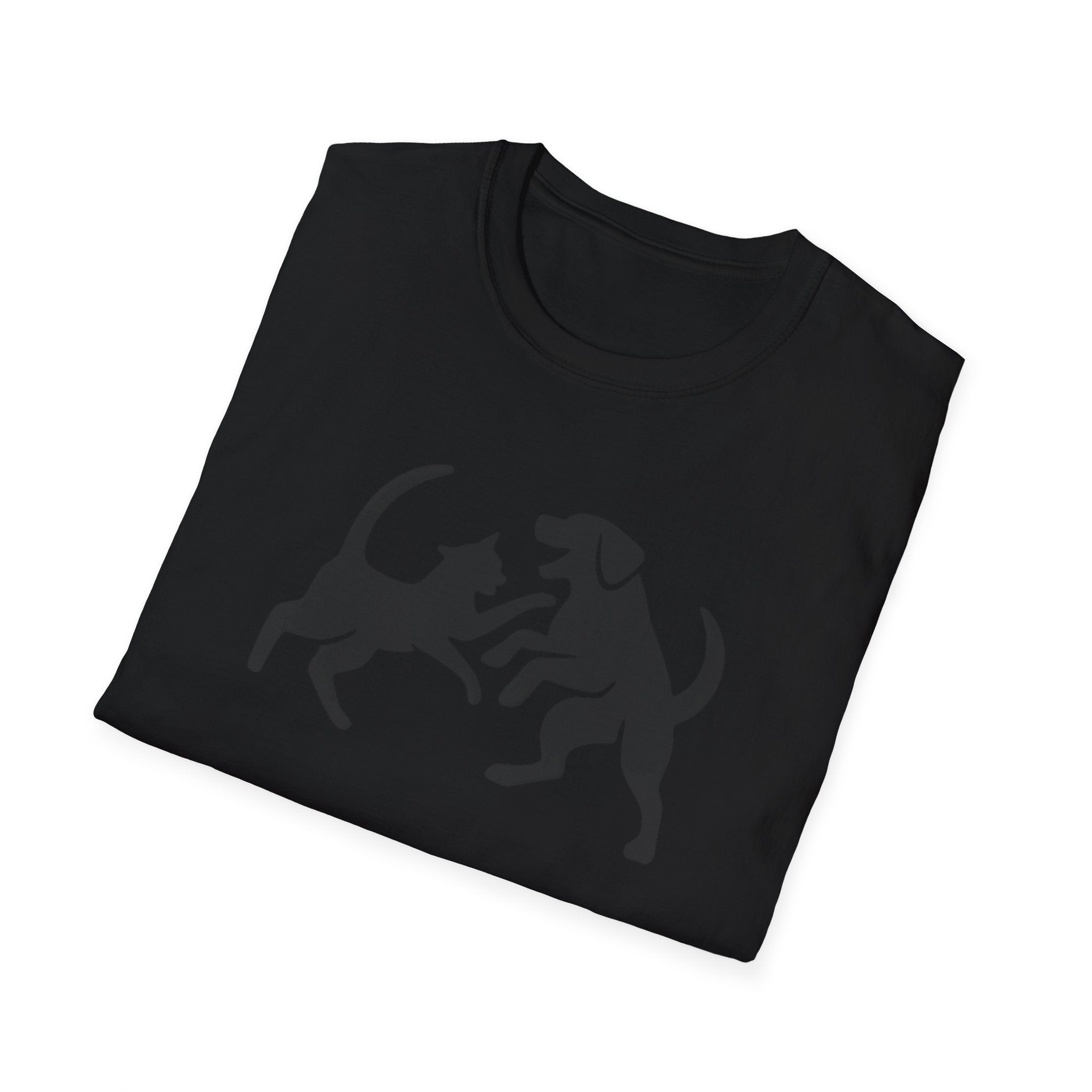 Cat and dog fight T-Shirt