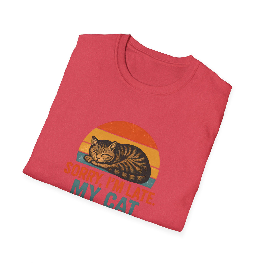 Cat Sleeping On Me T-Shirt